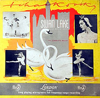 Anatole Fistoulari conducts Swan Lake highlights (London LP cover)
