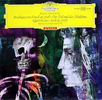 the Amadeus Quartet plays the Death and the Maiden Quartet (DG LP cover)