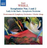 Marin Alsop and the Bournemouth Symphony play Weill (Naxos CD)