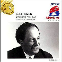 Monteux conducts Beethoven and Bach (RCA CD cover)