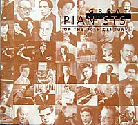Great Pianists display of contents