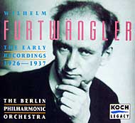 Furtwangler - the Early Recordings (Koch CD)