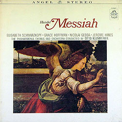 Klemperer conducts Handel's Messiah (Angel LPs)