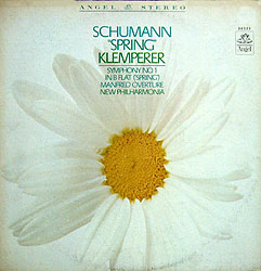 Klemperer conducts Schumann's Symphonoy # 1 (Angel LPs)