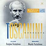 Toscanini conducts Elgar and Brahms