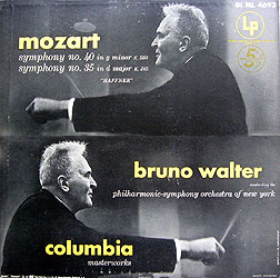 title - Walter conducts Mozart (Columbia LP cover)