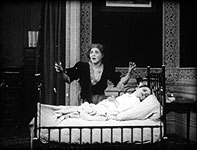 Conventional early silent screen acting