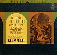 Klemperer conducts Fidelio (Angel LP cover)
