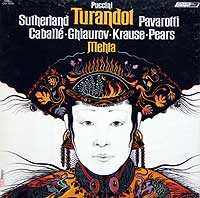 The 1973 Decca Turandot (US London cover)