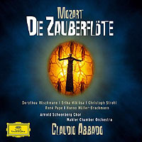 Abbado conducts Zauberflote (DG CD cover)