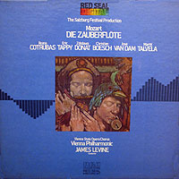 Levine conducts Zauberflote (RCA LP cover)