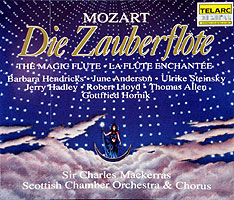 Mackerras conducts Zauberflote in English (Chandos CD cover)
