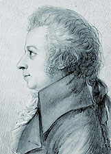Mozart - drawing by Doris Stock (1789)
