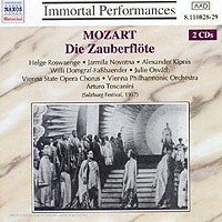 Toscanini conducts Zauberflote (Naxos CD cover)